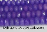CCN4163 15.5 inches 5*8mm faceted rondelle candy jade beads