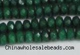 CCN4170 15.5 inches 5*8mm faceted rondelle candy jade beads