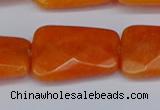CCN4251 15.5 inches 18*25mm faceted trapezoid candy jade beads