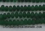 CCN4504 15.5 inches 3*5mm rondelle matte candy jade beads