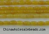 CCN4511 15.5 inches 3*5mm rice candy jade beads wholesale