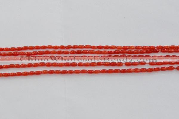 CCN4512 15.5 inches 3*5mm rice candy jade beads wholesale