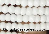 CCN5100 15 inches 3*4mm faceted rondelle candy jade beads