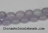 CCN514 15.5 inches 8*10mm oval candy jade beads wholesale