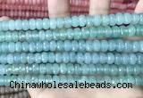 CCN5148 15 inches 5*8mm faceted rondelle candy jade beads