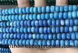 CCN5153 15 inches 5*8mm faceted rondelle candy jade beads