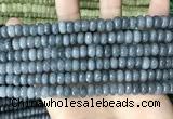 CCN5162 15 inches 5*8mm faceted rondelle candy jade beads