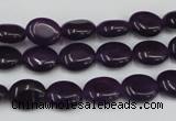 CCN519 15.5 inches 8*10mm oval candy jade beads wholesale