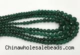 CCN5213 6mm - 14mm faceted round candy jade graduated beads