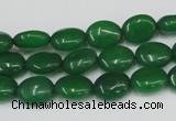 CCN522 15.5 inches 8*10mm oval candy jade beads wholesale