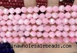 CCN5236 15 inches 8mm faceted nuggets candy jade beads