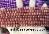 CCN5279 15 inches 6mm round candy jade beads Wholesale