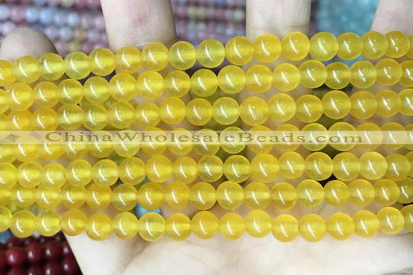 CCN5282 15 inches 6mm round candy jade beads Wholesale