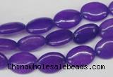 CCN530 15.5 inches 10*14mm oval candy jade beads wholesale