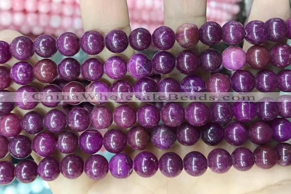 CCN5364 15 inches 8mm round candy jade beads Wholesale