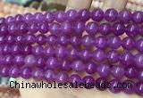 CCN5366 15 inches 8mm round candy jade beads Wholesale