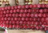 CCN5370 15 inches 8mm round candy jade beads Wholesale