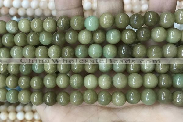 CCN5415 15 inches 8mm round candy jade beads Wholesale