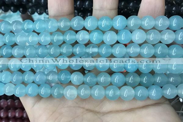 CCN5429 15 inches 8mm round candy jade beads Wholesale