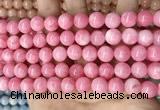 CCN5534 15 inches 8mm round candy jade beads Wholesale