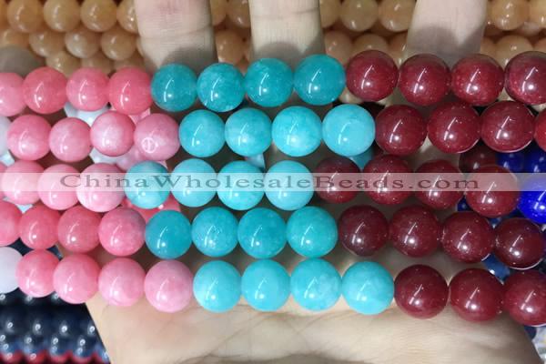 CCN5551 15 inches 8mm round candy jade beads Wholesale