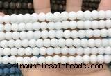 CCN5571 15 inches 8mm round matte candy jade beads Wholesale