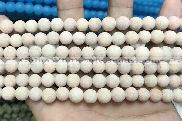 CCN5600 15 inches 8mm round matte candy jade beads Wholesale