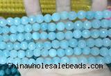 CCN5661 15 inches 8mm faceted round candy jade beads