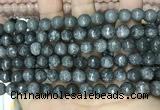 CCN5692 15 inches 8mm faceted round candy jade beads