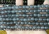 CCN5700 15 inches 8mm faceted round candy jade beads