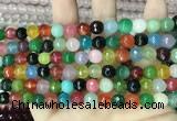 CCN5742 15 inches 8mm faceted round candy jade beads