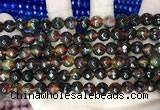 CCN5745 15 inches 8mm faceted round candy jade beads