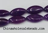 CCN576 15.5 inches 10*20mm marquise candy jade beads wholesale