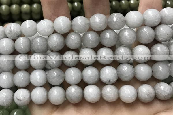 CCN5766 15 inches 10mm faceted round candy jade beads