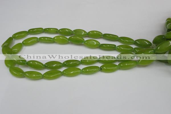 CCN577 15.5 inches 10*20mm marquise candy jade beads wholesale