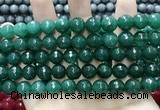CCN5789 15 inches 10mm faceted round candy jade beads