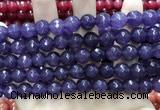 CCN5799 15 inches 10mm faceted round candy jade beads