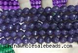 CCN5800 15 inches 10mm faceted round candy jade beads