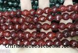 CCN5813 15 inches 10mm faceted round candy jade beads