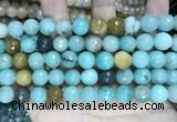 CCN5831 15 inches 10mm faceted round candy jade beads