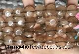 CCN5867 15 inches 15mm flat round candy jade beads Wholesale