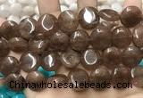 CCN5869 15 inches 15mm flat round candy jade beads Wholesale