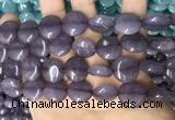 CCN5871 15 inches 15mm flat round candy jade beads Wholesale