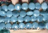 CCN5892 15 inches 15mm flat round candy jade beads Wholesale