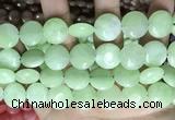 CCN5901 15 inches 15mm flat round candy jade beads Wholesale