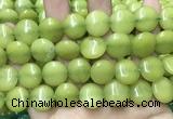 CCN5904 15 inches 15mm flat round candy jade beads Wholesale