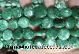 CCN5909 15 inches 15mm flat round candy jade beads Wholesale