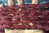 CCN5933 15 inches 12*12mm heart candy jade beads Wholesale