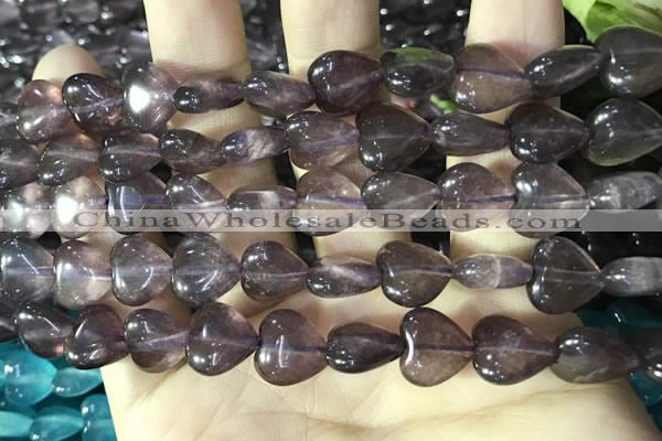 CCN5936 15 inches 12*12mm heart candy jade beads Wholesale