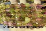 CCN5940 15 inches 12*12mm heart candy jade beads Wholesale